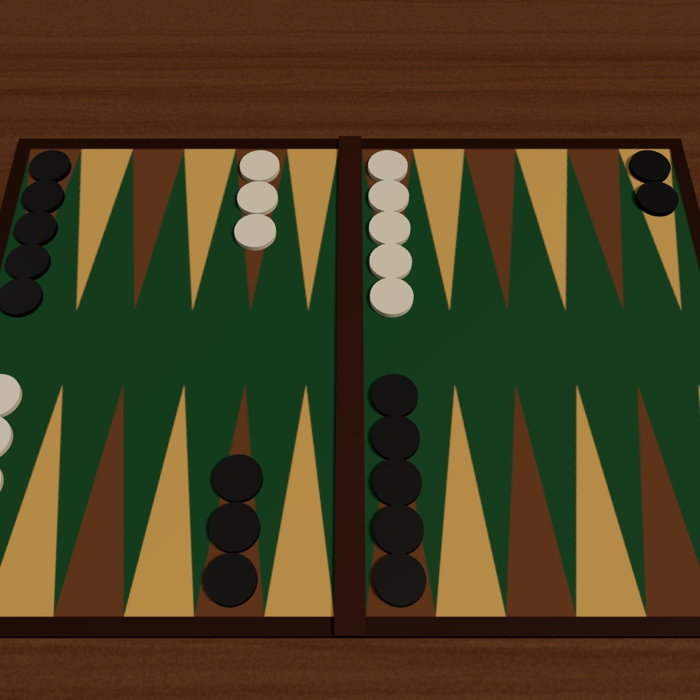 Backgammon board game