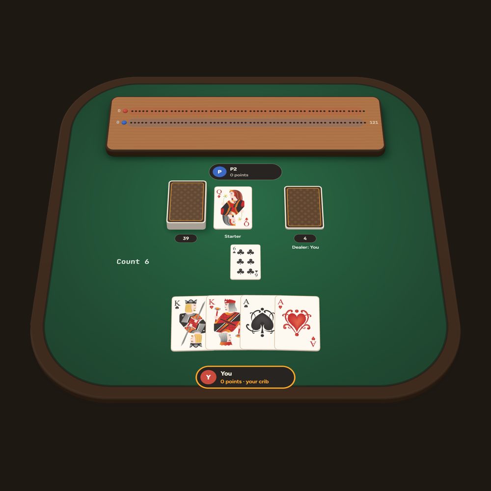 Cribbage board