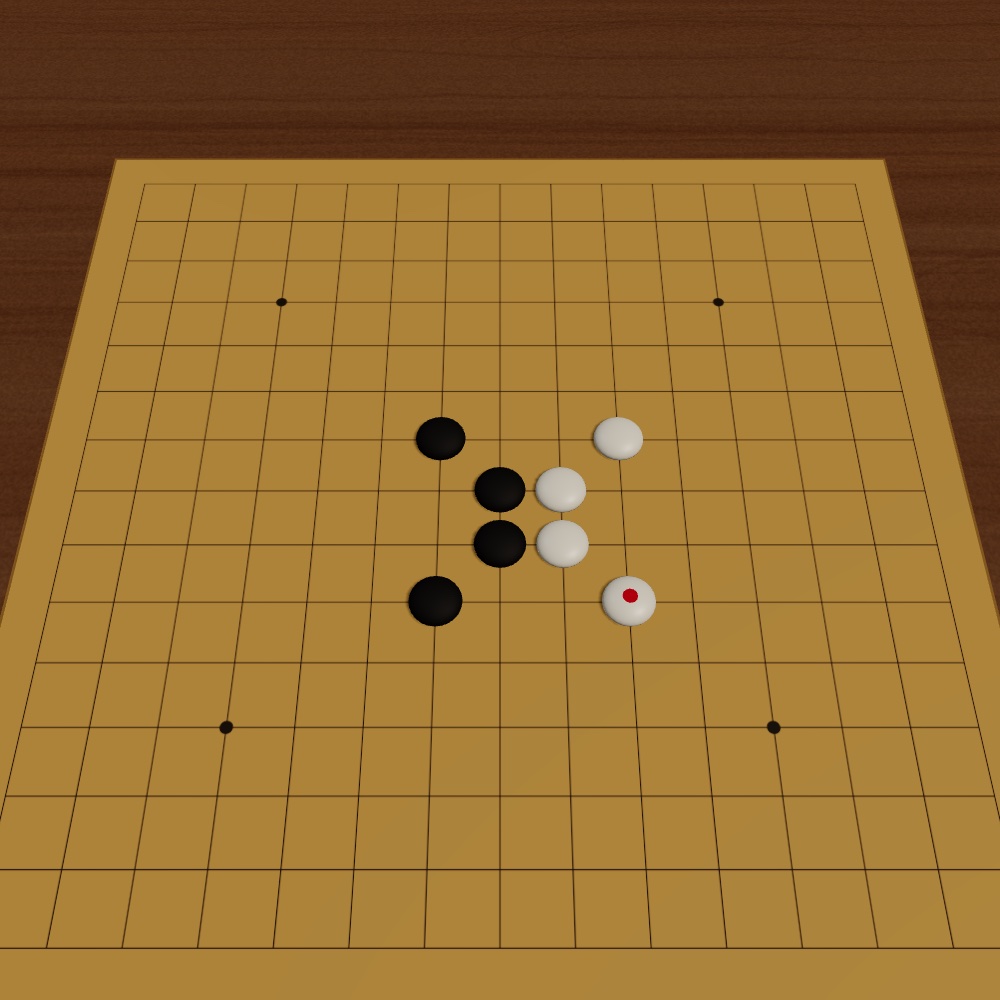 Gomoku board game