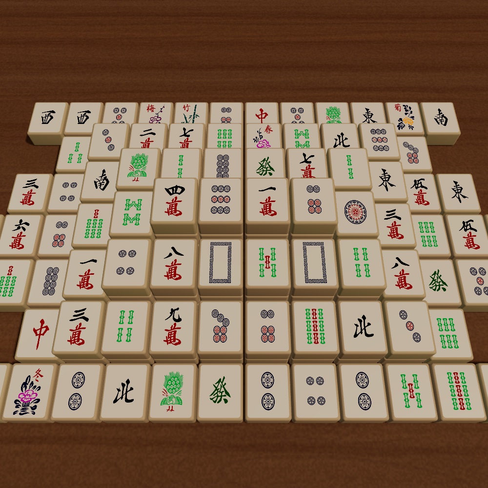 Mahjong Solitaire board game
