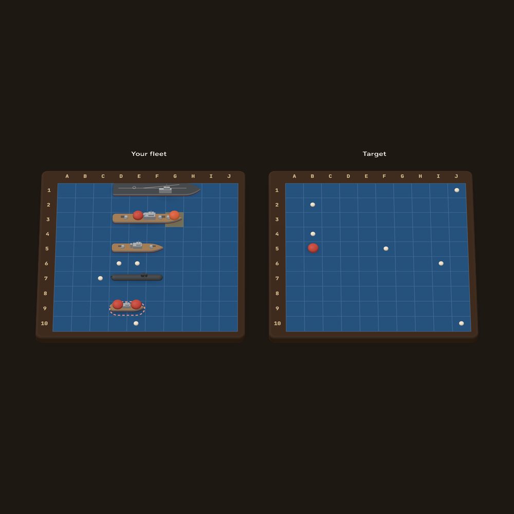 Naval Battle board