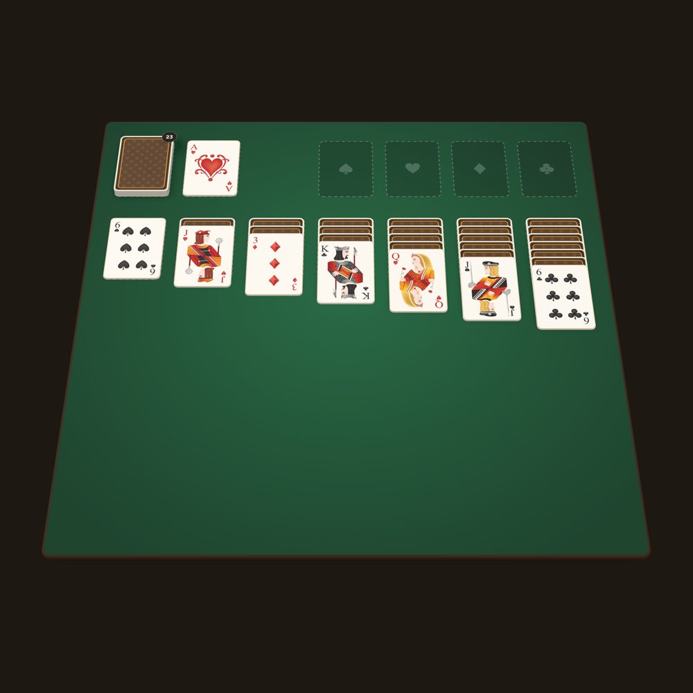 Solitaire board